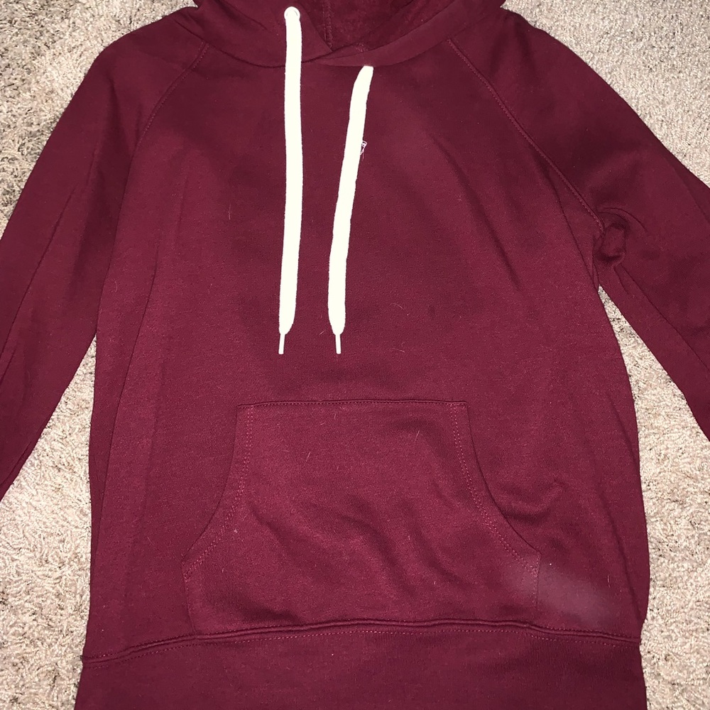 Maroon Fleece Hoodie